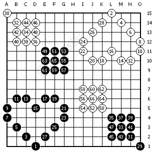 五子棋心的摆法之第6图